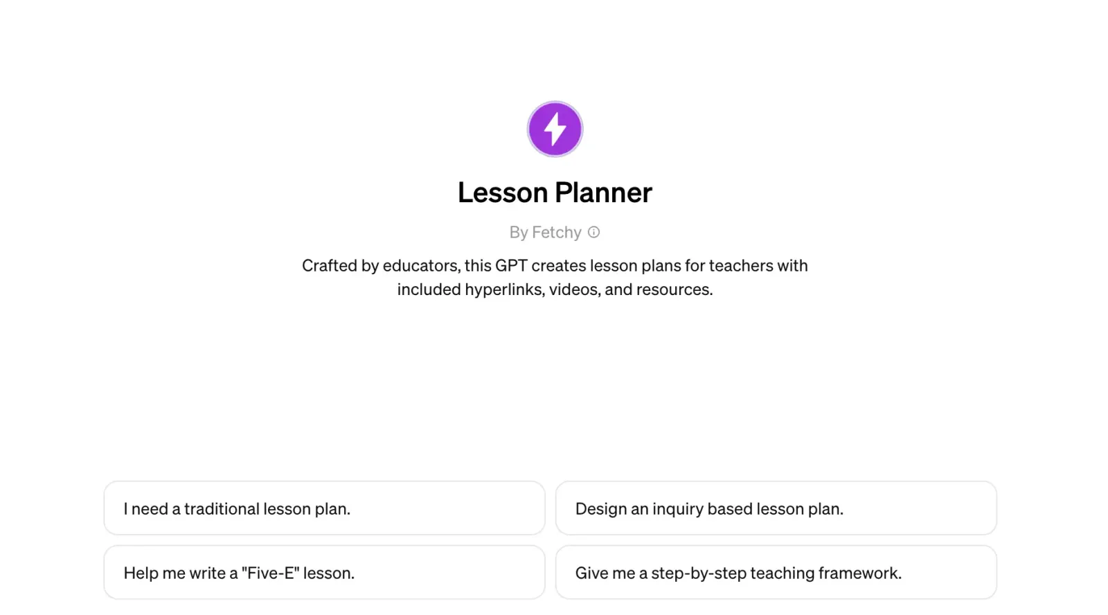 Lesson Planner