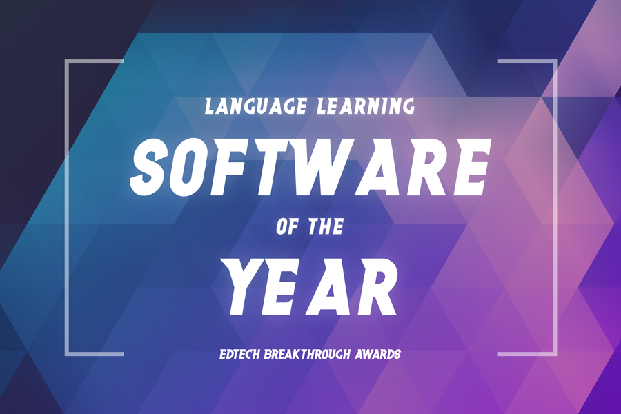 Edtech Breakthrough Awards 2023 Language Learning Software of the Year