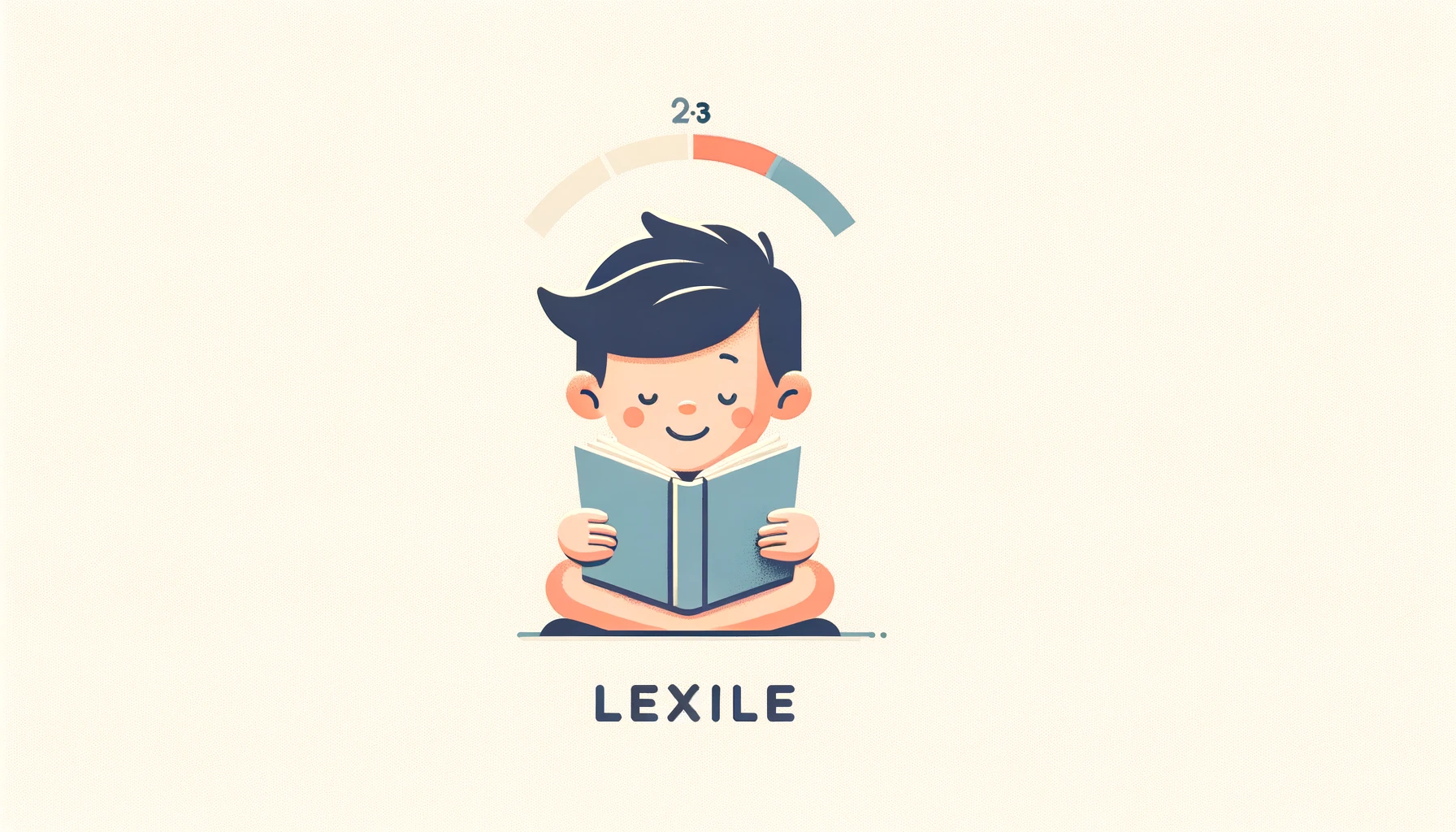 A child is reading based on Lexile level.